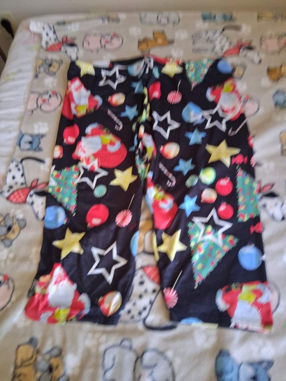 plus womans capris christmassmoke pet free cotton worn once size 5x